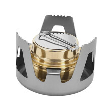MAGIDEAL Alcohol Burner Burning Furnace Alcohol Furnace for Outdoor Hiking Commercial Gray