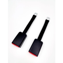 2pcs Car Safety Seat Belt Extender Seatbelt Adapter Extension Stra Clip 10inch