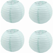 Lot de 4 lanternes en papier, abat-jour en papier, style chinois/japonais, à suspendre, pour la maison, les fêtes, les mariages et les décorations