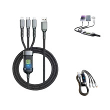Transparent Luminous Charging Cable 2m 100W