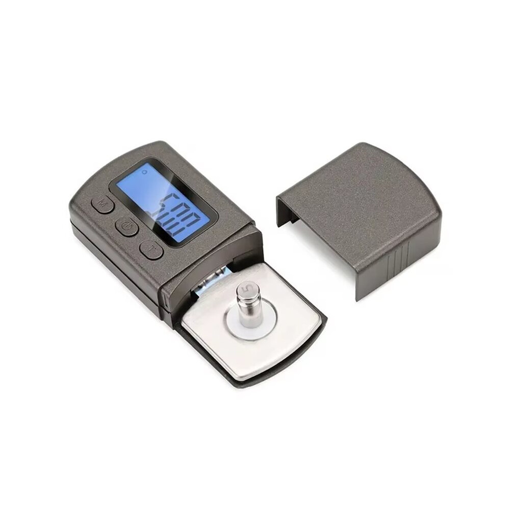 Turntable Stylus Force Scale 0.01G Accuracy Portable Backlight Phonograph Needle Pressure Gauge For Turntable Stylus 4712095743576