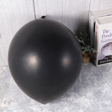 Lot de 6 ballons en latex noir de 91 cm (36 pouces) pour décoration de mariage