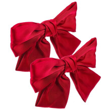 Set mit 2 Seidenhaarschleifen für Damen, elegante Haaraccessoires, perfekt für den Alltag und zum Stylen