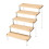 Ακρυλικό Stand Display Stand Retail Riser Display Rack για Φιγούρες, 5 Επίπεδα 1