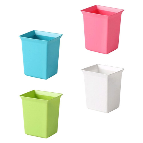 4er-Pack Mini-Tischmülleimer aus PP-Material