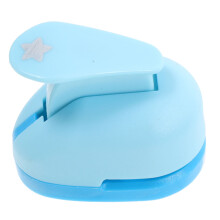 Star-Shaped Hole Punch Blue ABS1Piece