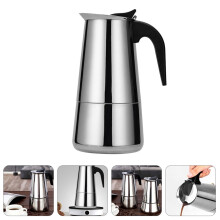 Komfurkaffekande i rustfrit stål, 3 kopper