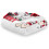 Peanuts Snoopy plyschfilt sammet loft full/queen size 23x23 cm 1