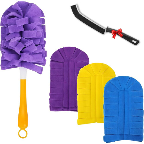 2026 New 360 Electrostatic Duster Refills – Washable, Reusable, High-Density Microfiber, Compatible with Most Standard Duster Handles
