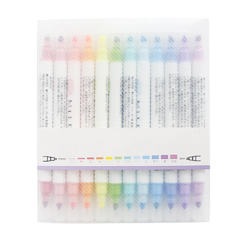 Bible Gel Highlighter study kit Double-headed Highlighter Pens Highlighters