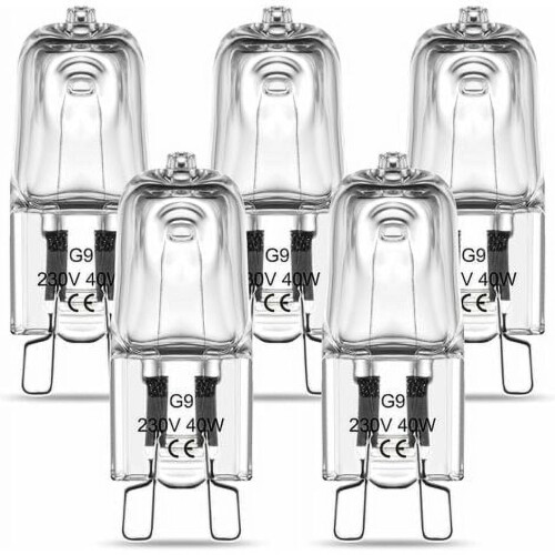 G9Ugnslampor 40W 230V 5-pack