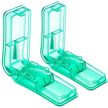 2PCS Pill Cutter,Professional Pill Splitter for Cutting Small Pills or Large Pills in Half (Blue)