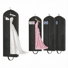 Housses à vêtements de 65 pouces de long et housse à vêtements de 72 pouces pour robe de mariée, idéales pour les voyages.