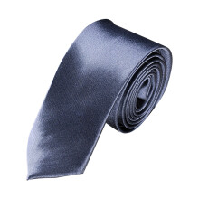 Ties for Men Slim Skinny Solid Necktie Dark Purple Necktie Men Plain Tie Party Wedding Mens Ties Men's Neckties Dark Gray