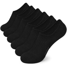 No Show Socks Dame Atletiske Polstrede Lave Ankelsokker for Løping med 6 Par