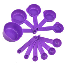 Ensemble de 11 cuillères et tasses doseuses en plastique HomeLife, sans BPA, compatible avec les produits HomeLife, pour la farine, le sucre, le sel
