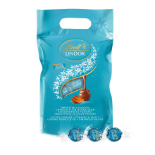 Lindt LINDOR bombones caramelo sal - Aproximadamente 80 bolas, 1kg - bomb?n de chocolate con relleno cremoso perfecto para compartir y regalar