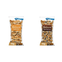 Solano Caramelo Cremoso Sabor Suave y sin az?car, Chuches Halloween, Golosinas Halloween (1kg) & Caramelo Cremoso Sabor Caf? y sin az?car, Chuches Hal