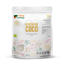 Energy Feelings Az?car de Coco Ecol?gico | Az?car de Flor de Coco Integral Org?nico | Az?car de Coco Natural con Bajo ?ndice Gluc?mico | Sin Gluten |