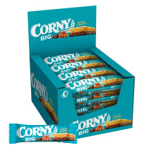 Corny Big, Barrita Sin Az?cares A?adidos Sabor Salted Caramel, M?s Grande, Caramelo Salado y Crujiente, Textura Irresistible, Pack 24x40g
