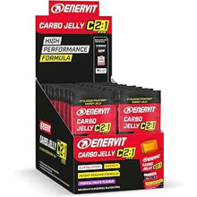 Enervit Carbo Jelly C2:1PRO, Gelatinas Energ?ticas para Actividades de Resistencia de Alta Intensidad, 30g de Carbohidratos, Sabor Tropical, M?xima To