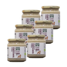 NATURGREEN - Tahini Pasta de S?samo Tostado Bio, Tah?n Pur? Ecol?gico, Elaborado con Semillas de S?samo, Contiene 300 g, Pack 6 Unidades