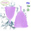 Howarmer Reusable Menstrual Cups Set (Regular + Heavy Flow), Silicone, Beginner-Friendly, Compatible with Diva Cup 1