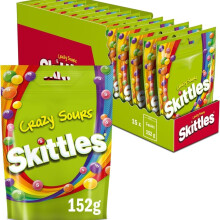 Skittles Caramelos ?cidos Masticables en Bolitas de frutas (pack de 15 x 152g)