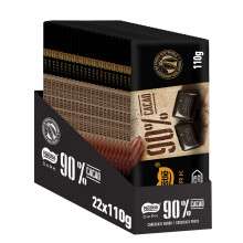 Nestl? Extrafino Dark Tableta Chocolate Negro 90% Cacao, 22 x 110 g