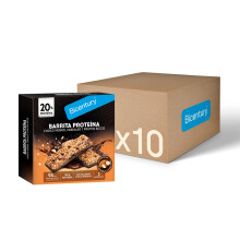 Bicentury Barrita de Prote?na con Chocolate Negro, Cerales y Frutos Secos, 10 Unidades