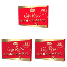 NESTL? CAJA ROJA bombones de chocolate con leche estuche 800g (Paquete de 3)