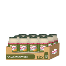Calv? Salsa en tarro Sabor Casero sin conservantes, 30% menos sal 650ml pack de 12 unidades