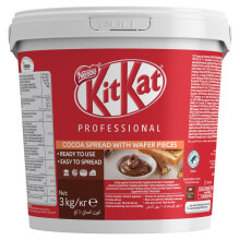 KITKAT Chocolate Untable con Trocitos de Galleta, cubo 3kg