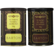 Barton T? Verde Tuareg Moruno - 150 gr & T? Rojo Pu-Erh Yunnan, 150 gr
