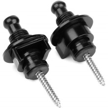 Guitar Strap Locks and Buttons Security Quick Release Straplocks Strap Retainer System Nickel (2 Pieces Pack)