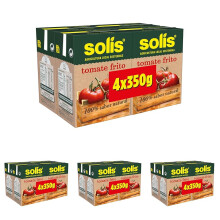 Solis Salsa de tomate Tom Frito Combi, 4 x 350 (Paquete de 4)