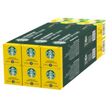 STARBUCKS Sunny Day Blend de Nespresso, C?psulas de Caf? de Tueste Suave 6 x 10 (60 C?psulas)