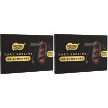 NESTL? DARK Sublime Bombones de Chocolate negro Estuche 291g (Paquete de 2)