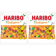 HARIBO 0008011 Frutissima Veggie, 1 Kg (Paquete de 2)