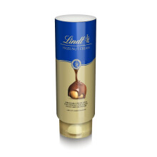 Lindt Crema de cacao y avellanas, chocolate fluido, ideal reposter?a, postres, coberturas, fondues, rellenos, toppings y untar, sin gluten, sin aceite