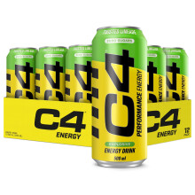 C4 Performance Energy Carbonated 500ml x 12 Twisted Limeade Multi-ling