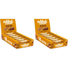 N?kd. Peanut Delight - Barritas Raw de Fruta y Frutos Secos - 100% Ingredientes Naturales - Sin Az?car A?adido - 18 x 35g (Paquete de 2)
