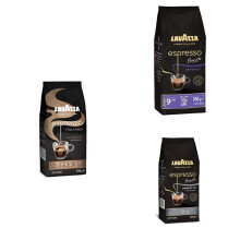 Lavazza: 3 Paquetes Surtidos de Caf? en Grano Natural - Espresso Italiano Classico, Barista Intenso y Perfetto 500g - Para M?quina de Caf? Espresso o