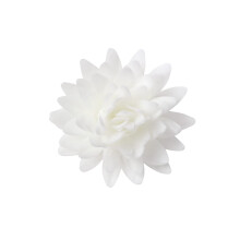 Dekora - Caja de 18 Flores de Oblea para Decorar - Flores Comestibles para Tartas - Decoraci?n Tarta Cumplea?os de Oblea - Color Blanco - 5,5 cm