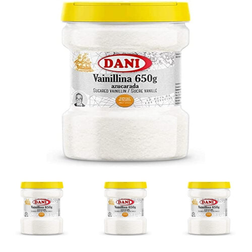 Dani - Vainillina azucarada 650 gr (Paquete de 4)