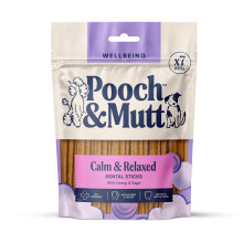 Pooch & Mutt - Calming Dog Dental Sticks, Hemp and Sage Flavour Dog Dental Chew,