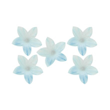 dekora - 400 Mini Flores comestibles para tartas de Oblea, 2 cm, sin az?car, sin gluten, sin lactosa, Decoraci?n para Tarta de Cumplea?os, Bodas, Gend