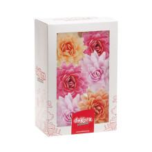 Dekora - Caja de 18 Flores de Oblea para Decorar - Flores Comestibles para Tartas - Decoraci?n Tarta Cumplea?os de Oblea - Colores Surtidos - 5,5 cm