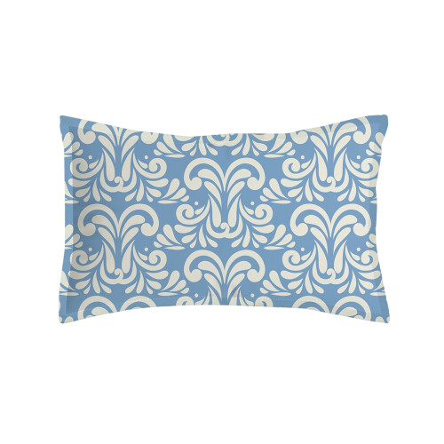 Boho Blå Digitaltryckt Polyester Örngott