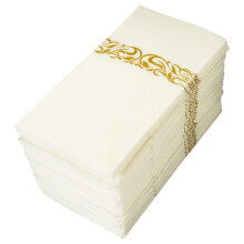 Lot de 50 sacs Ă couverts pliables en papier